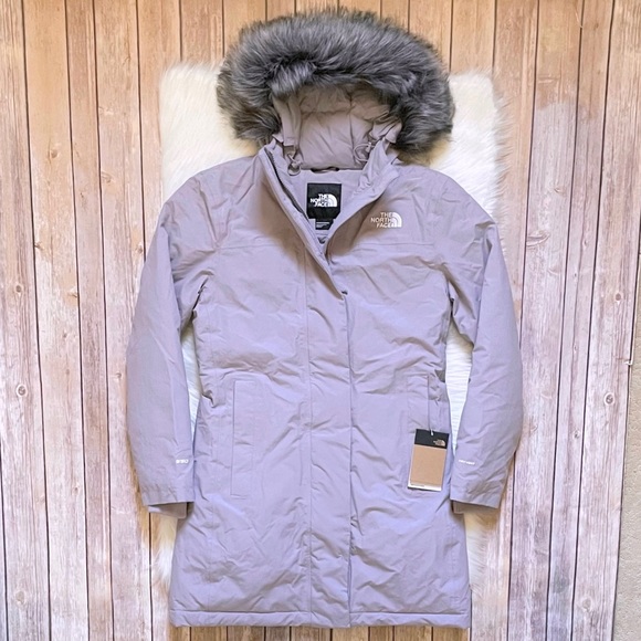 The North Face Women’s Arctic Parka Coat In Minimal Grey - Picture 2 of 9